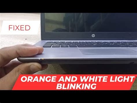 The screen stays black and the same. . Hp elitebook 840 blinking power light